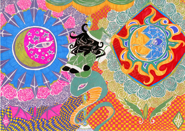 夢の主(アート作品・原画)